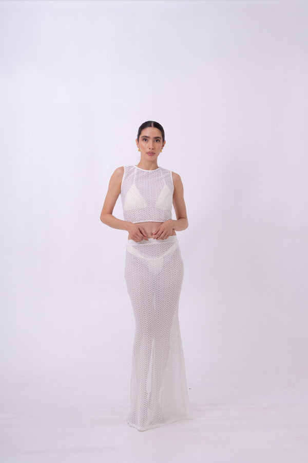 Set Simona blanco