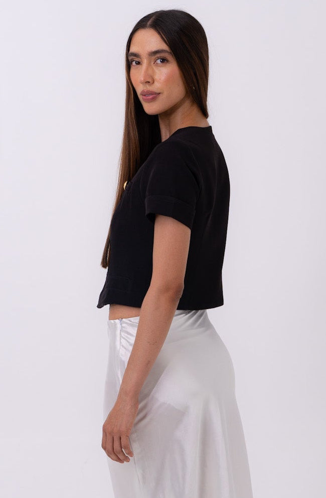 Blusa Marquesa negra