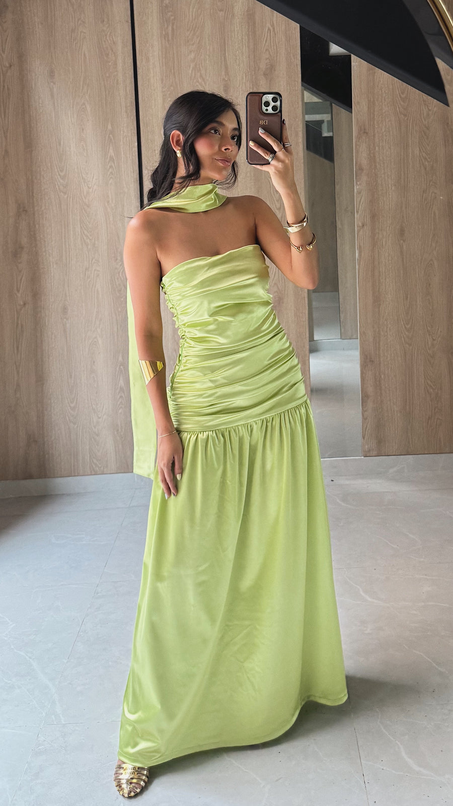 Vestido Ceiba Verde Manzana