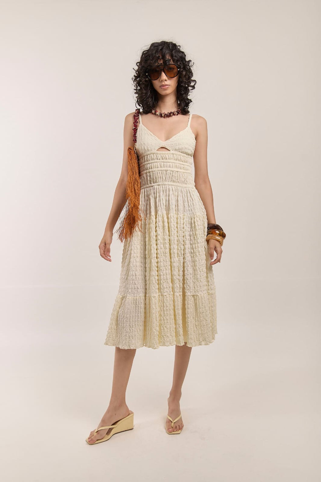 Vestido Leticia Crema