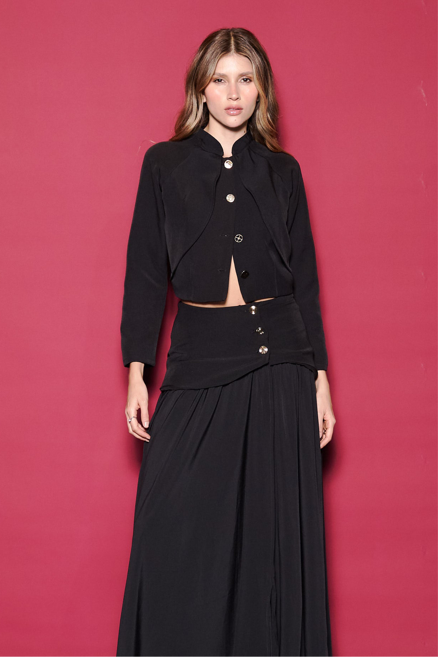 Bomber Jacket tiramisu negro