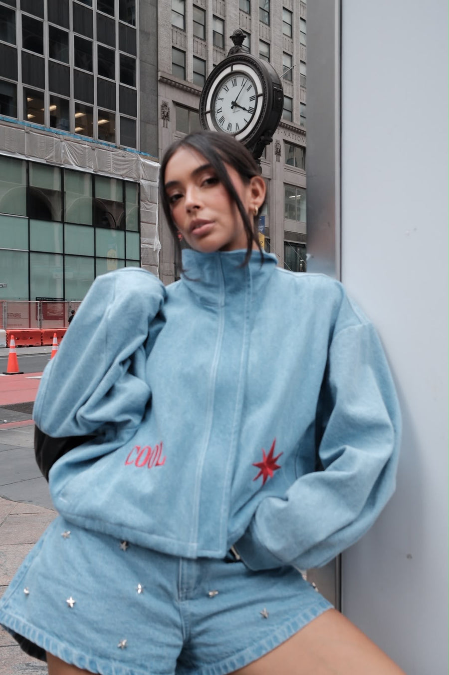 Chaqueta Macondo Denim Claro