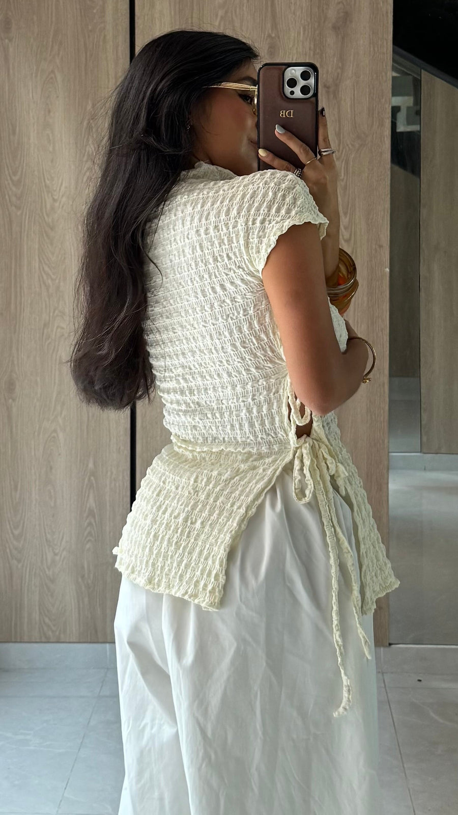 Blusa Inia Crema