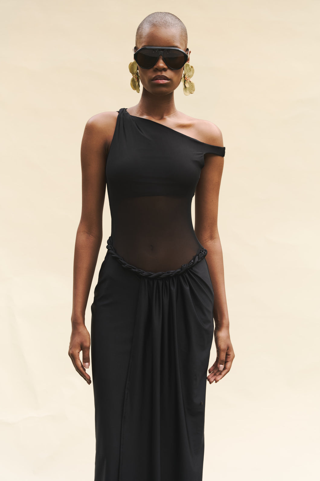 Vestido palomino negro