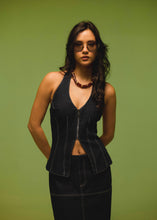 Cargar imagen en el visor de la galería, Blusa candelaria denim
