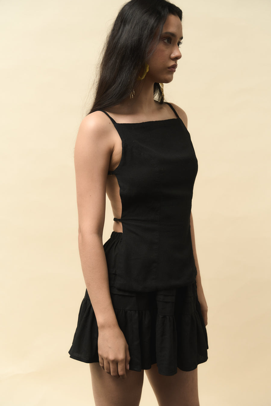 Falda santa cruz negra