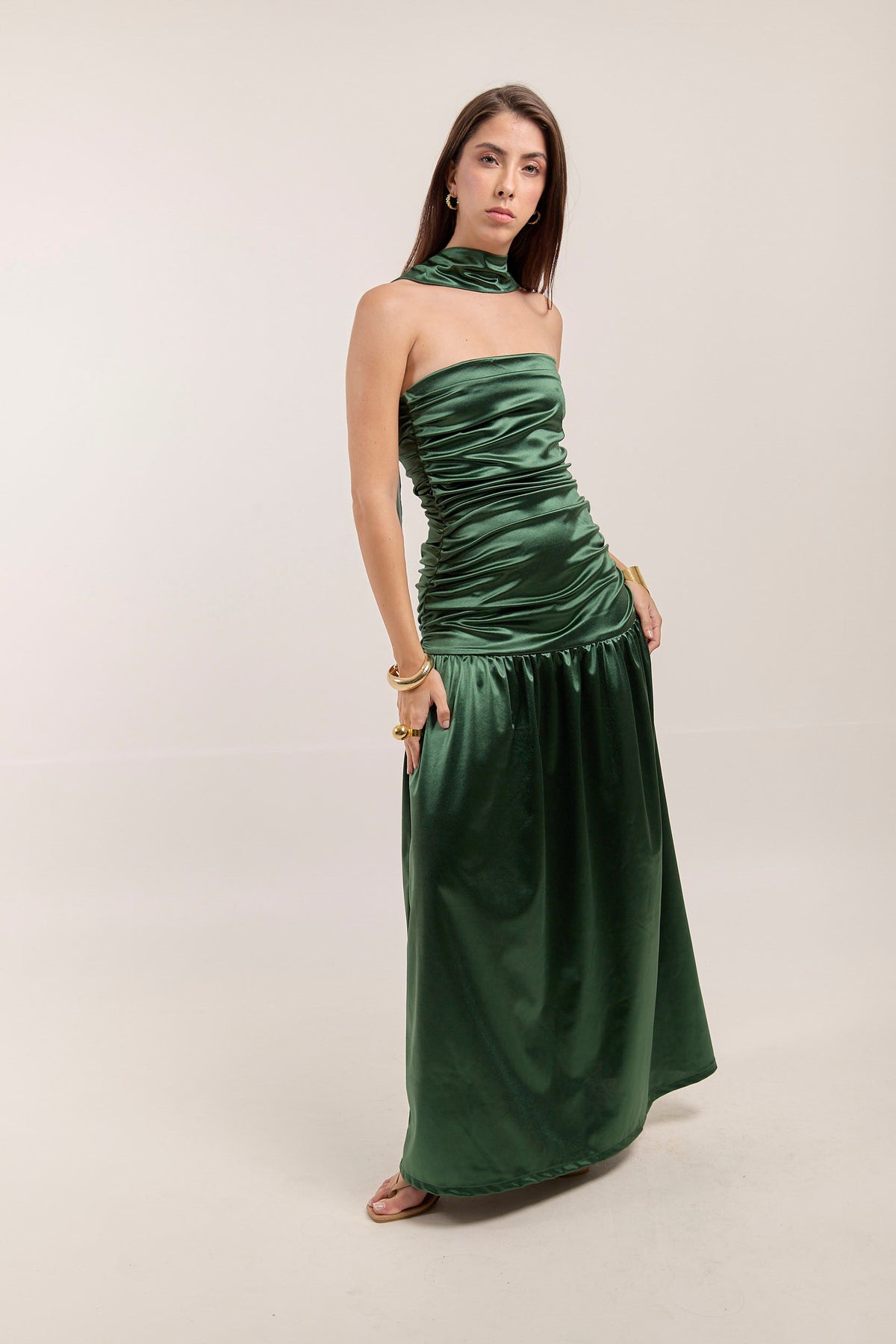 Vestido Ceiba Verde Oliva