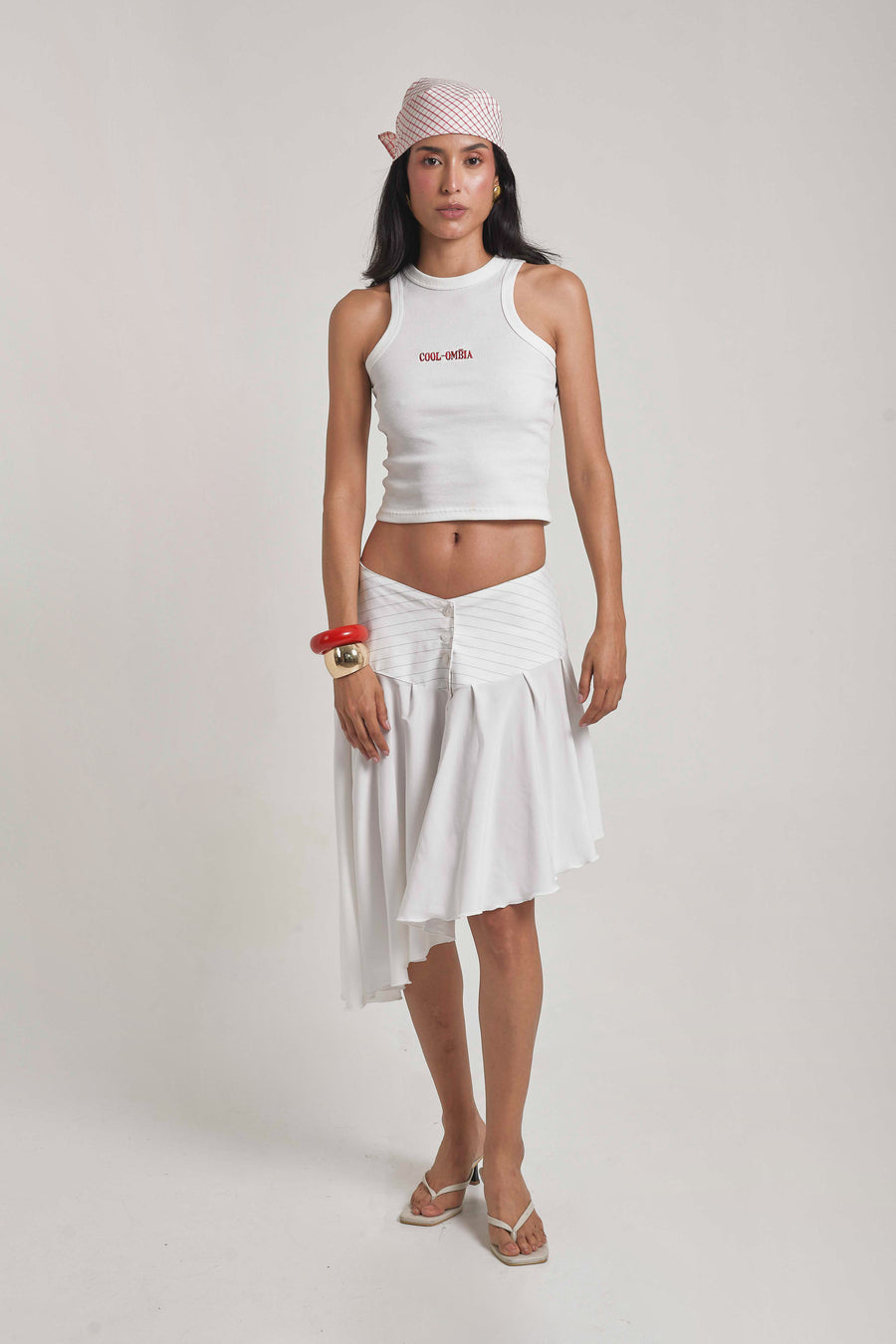 Falda Mambo Blanca