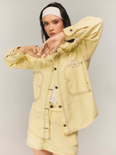 Cargar imagen en el visor de la galería, B Jacket amarilla (Oversize)
