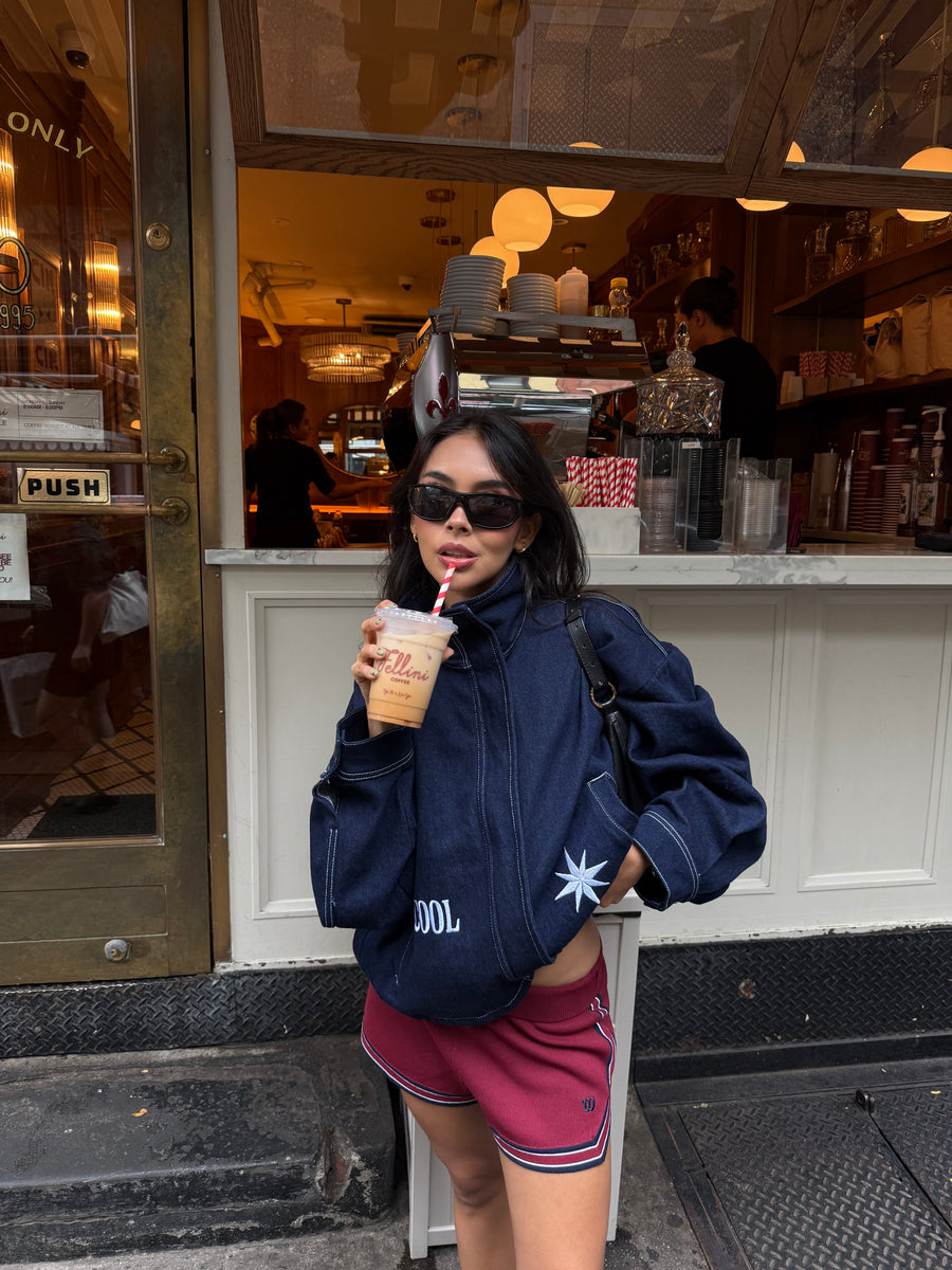 Chaqueta Macondo Denim Oscuro