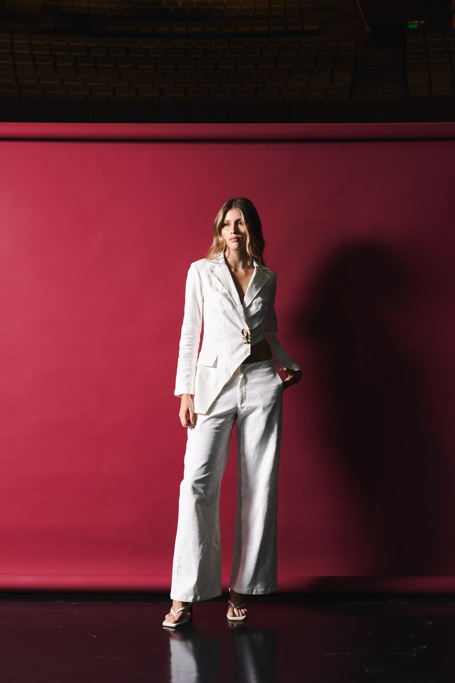 Blazer Providencia marfil