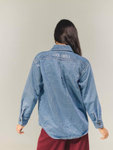 Cargar imagen en el visor de la galería, B jacket azul medio (OVERSIZE)
