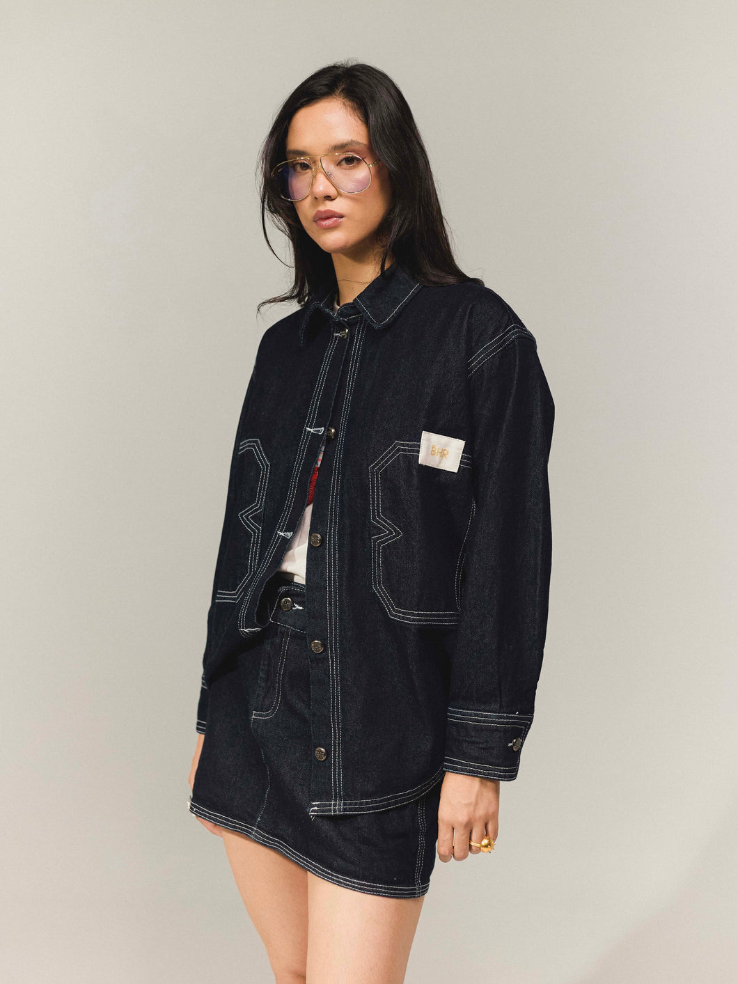 B jacket azul oscuro (oversize)