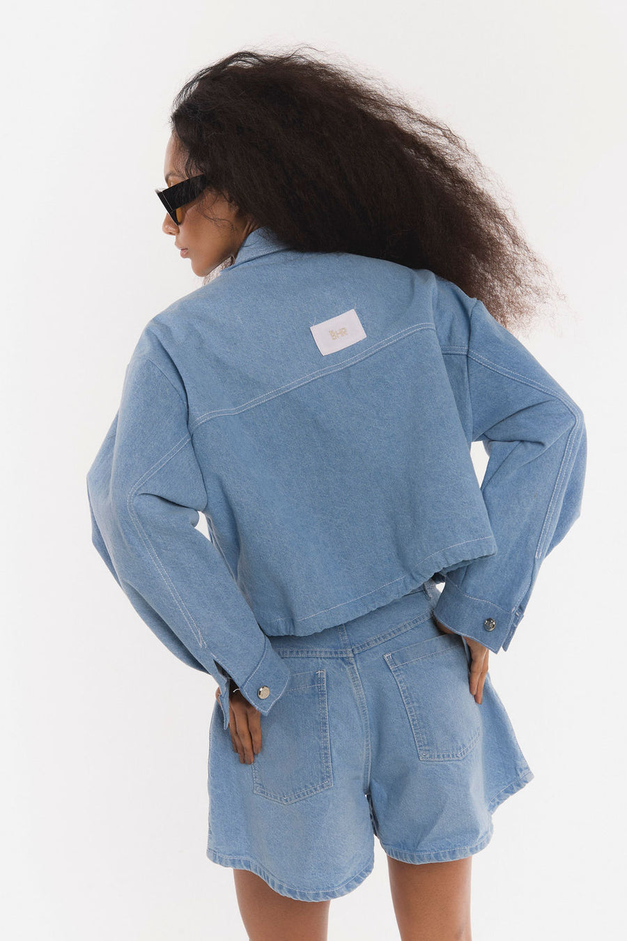 Chaqueta Macondo Denim Claro