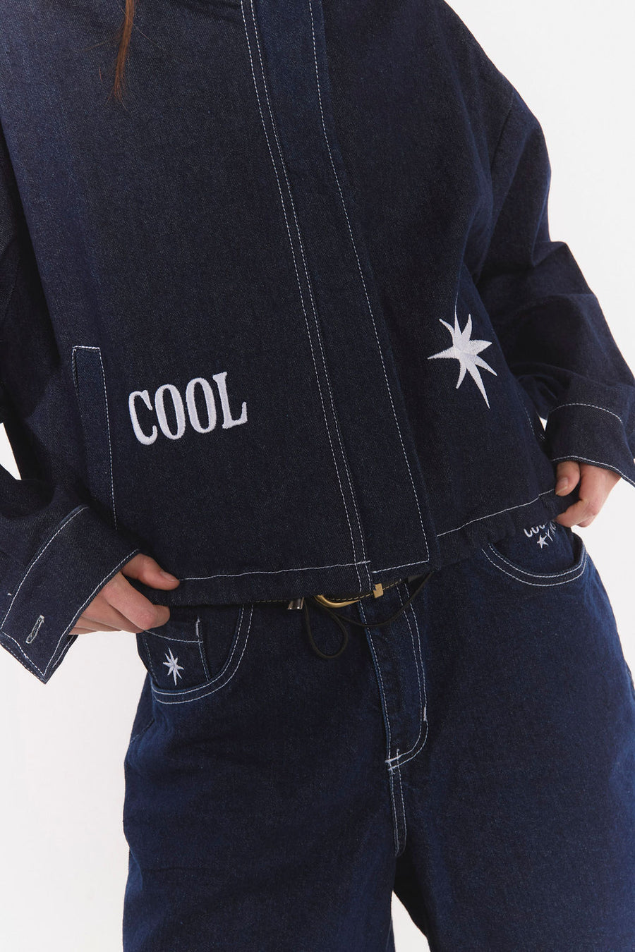 Chaqueta Macondo Denim Oscuro