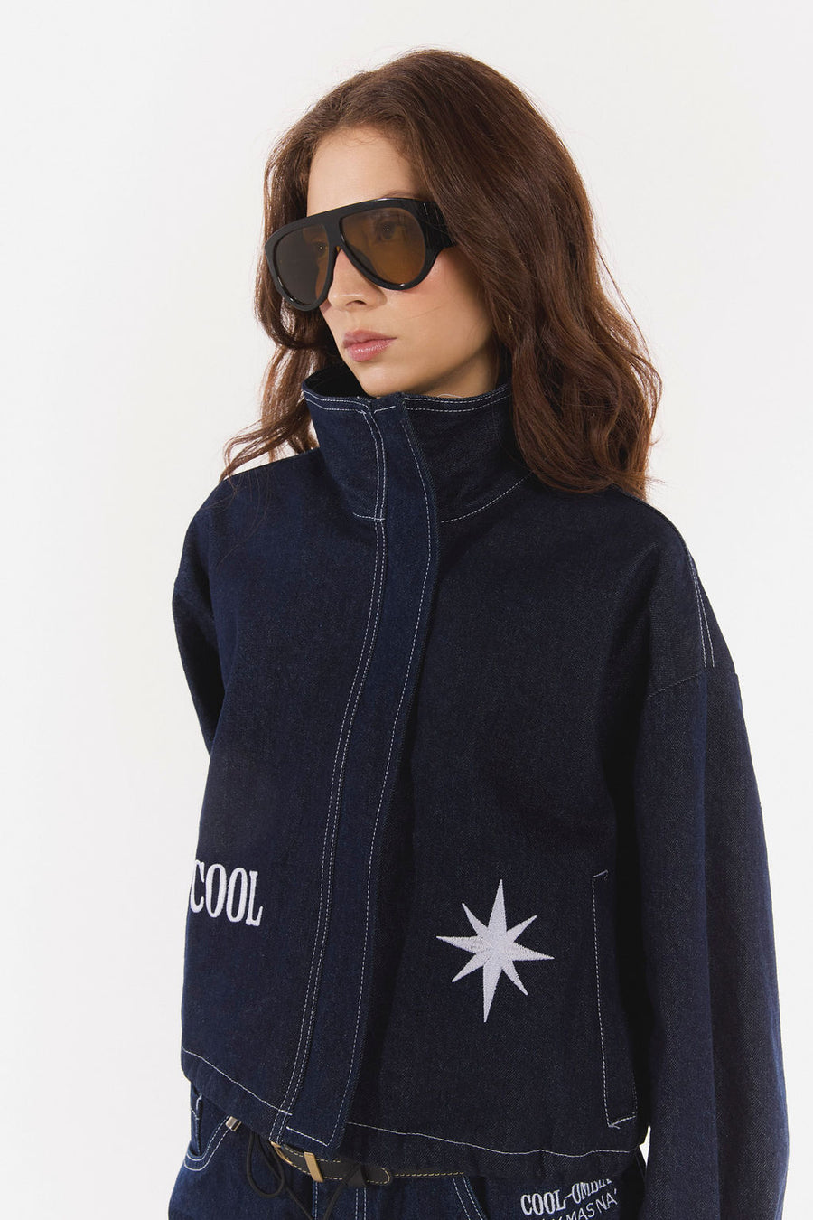 Chaqueta Macondo Denim Oscuro