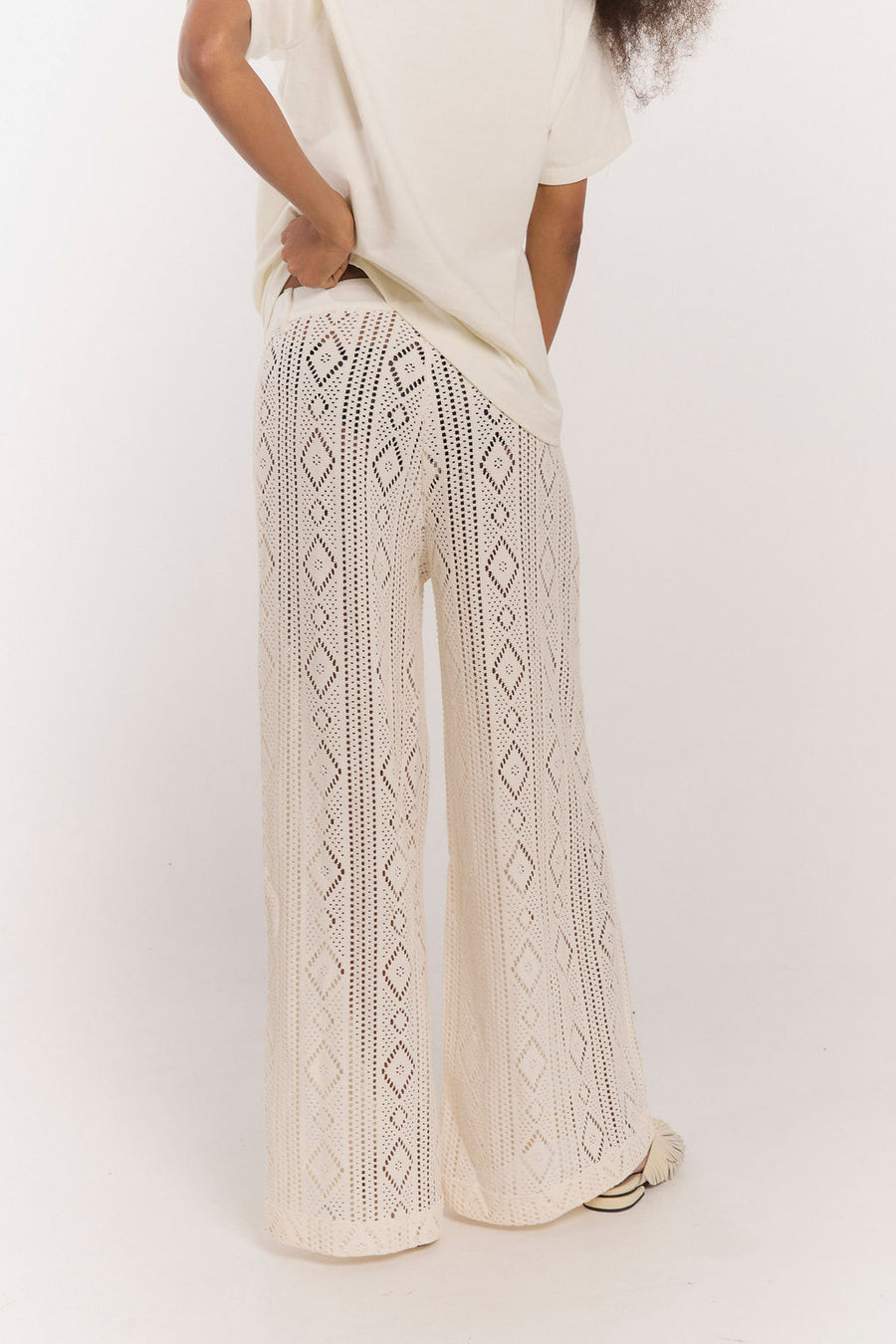 Pantalon Cumbia Crema