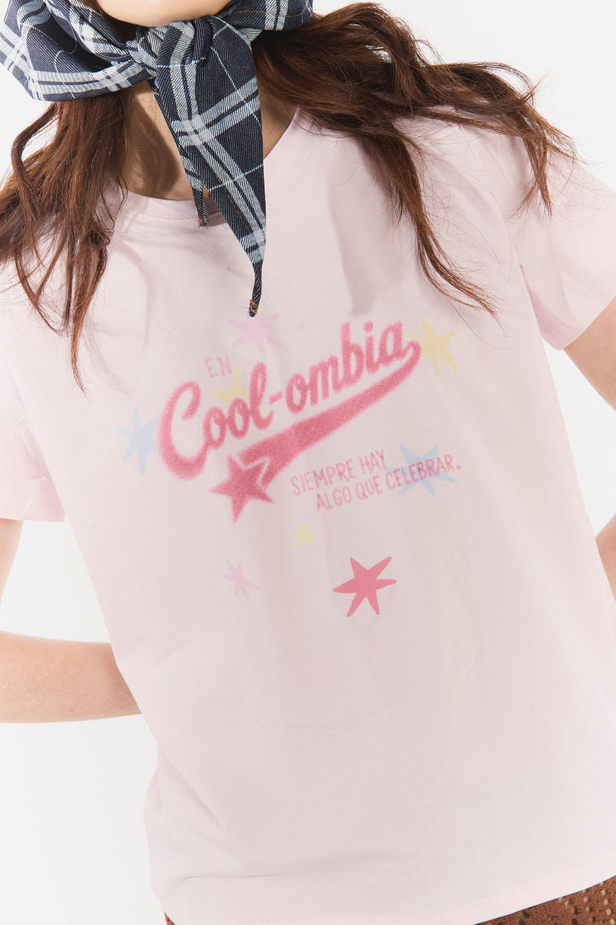 Camiseta Celebralo Rosada