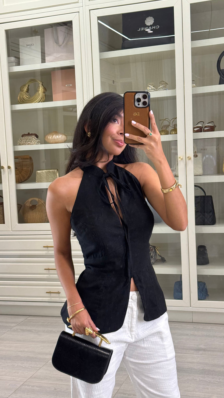 Blusa Marsella negra