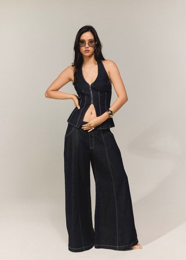 Blusa candelaria denim