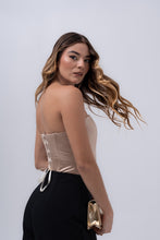 Cargar imagen en el visor de la galería, Corsé Gardenia Dorado
