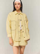 Cargar imagen en el visor de la galería, B Jacket amarilla (Oversize)
