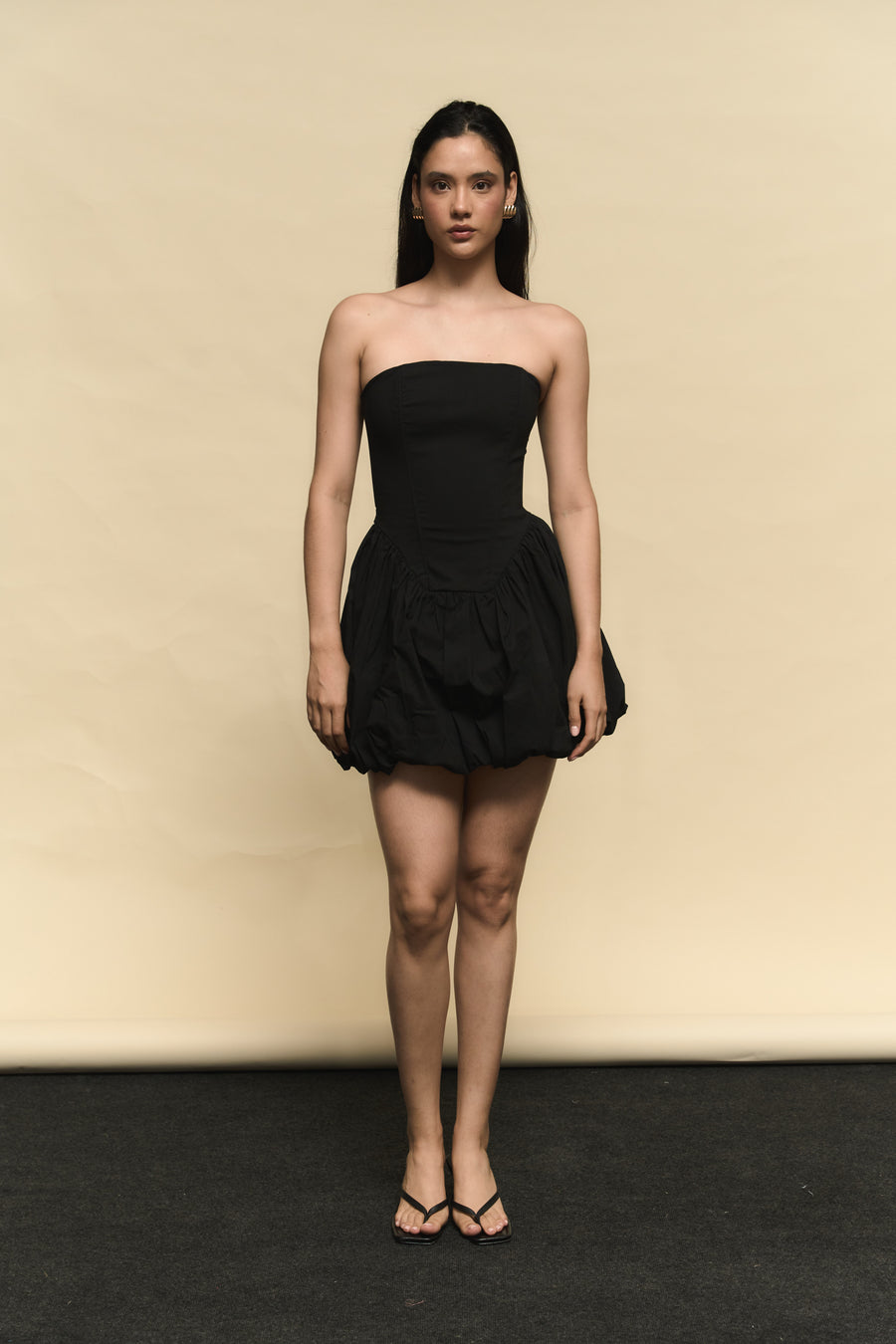 Vestido abril negro
