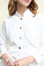 Cargar imagen en el visor de la galería, Bomber Jacket tiramisu blanco
