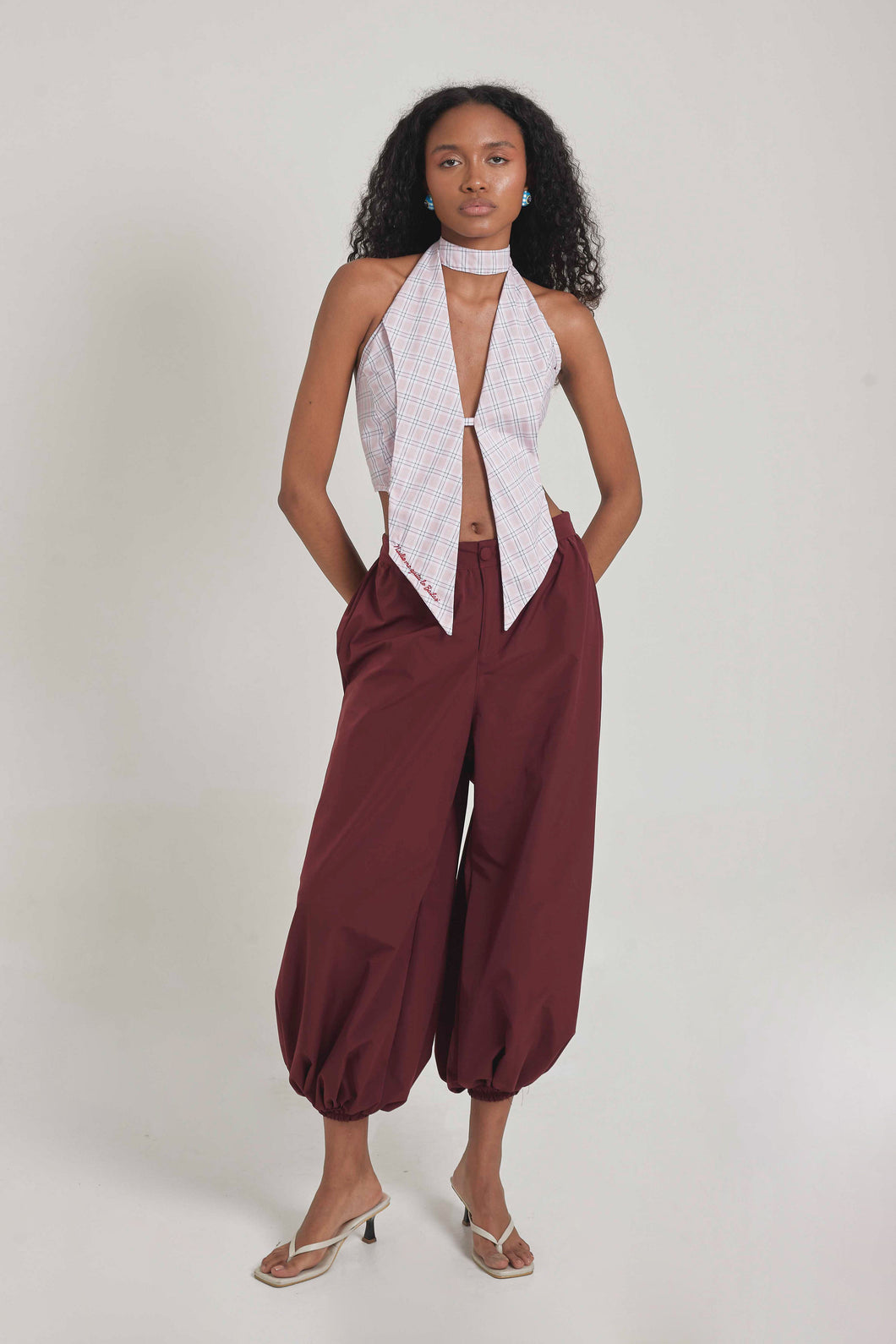 Pantalon Bombacho Vinotinto