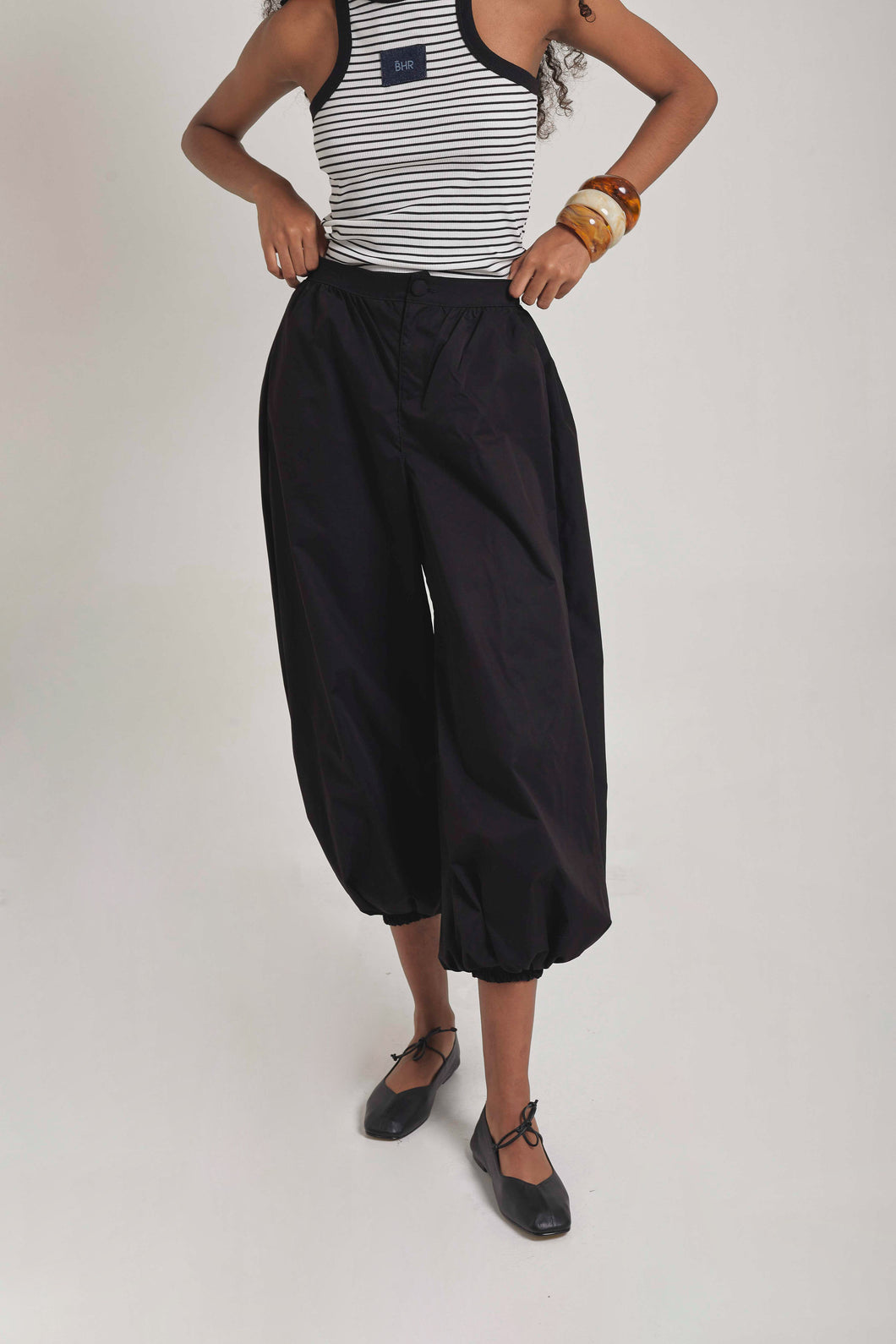 Pantalon Bombacho Negro