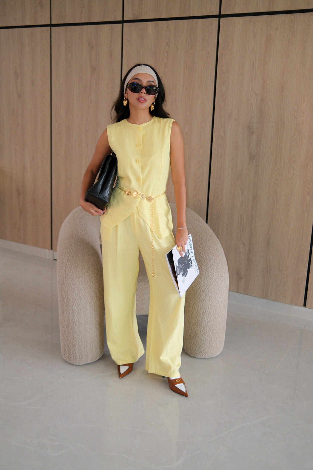 Pantalon francesca amarillo