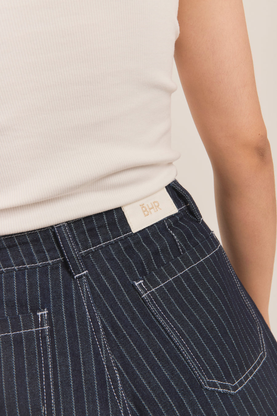 Short Domingo Denim Rayas