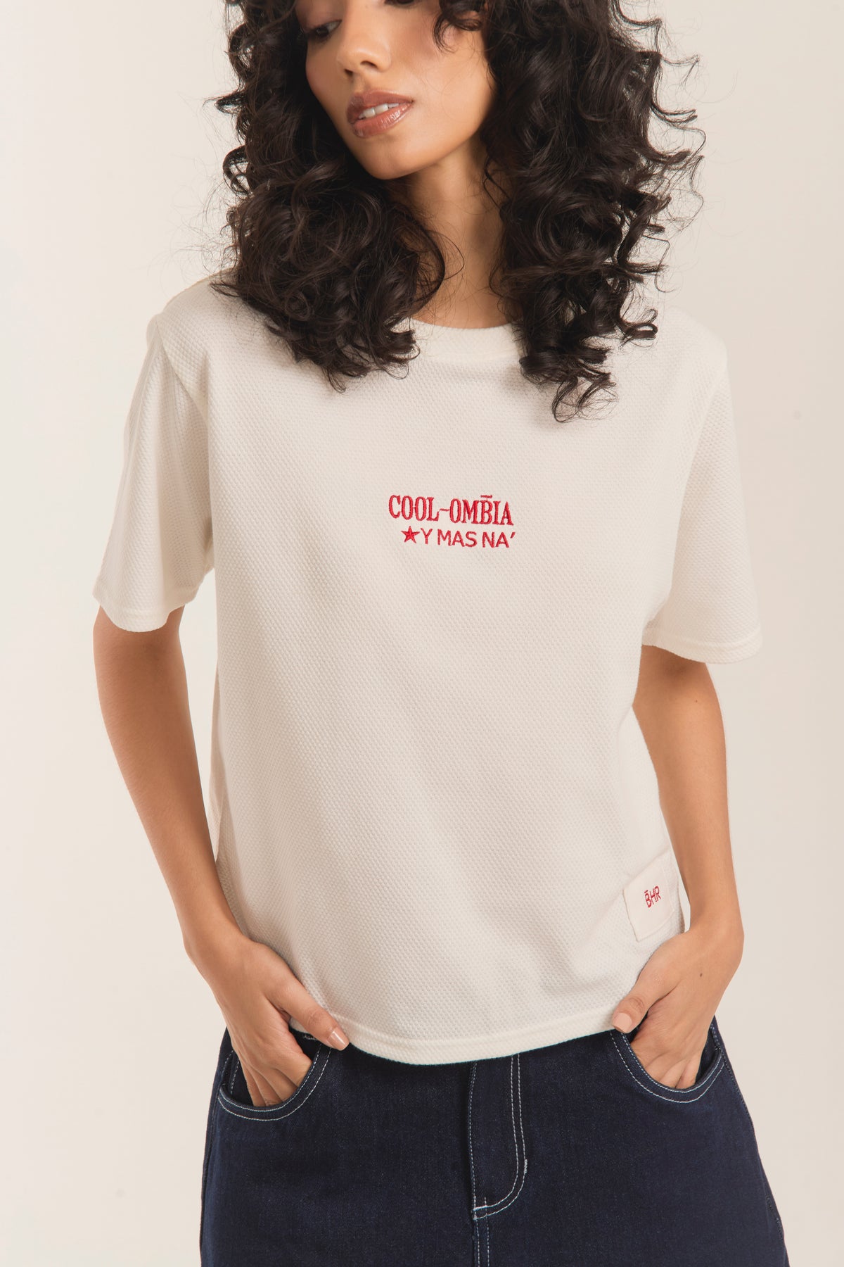 Camiseta Cool-ombia y mas Na´ Blanca