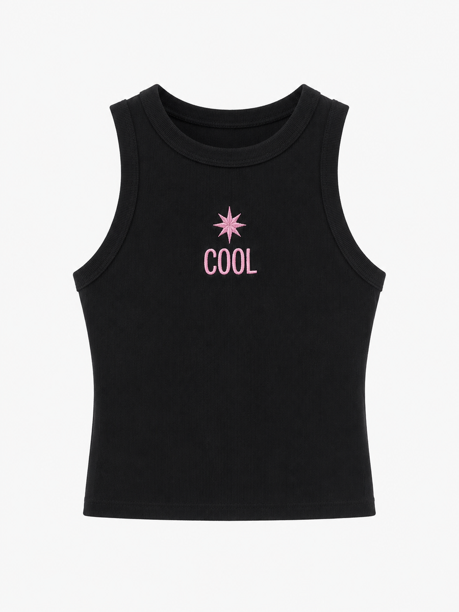 El Tank Top Mas Cool Negro