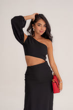 Cargar imagen en el visor de la galería, Vestido Francia Negro
