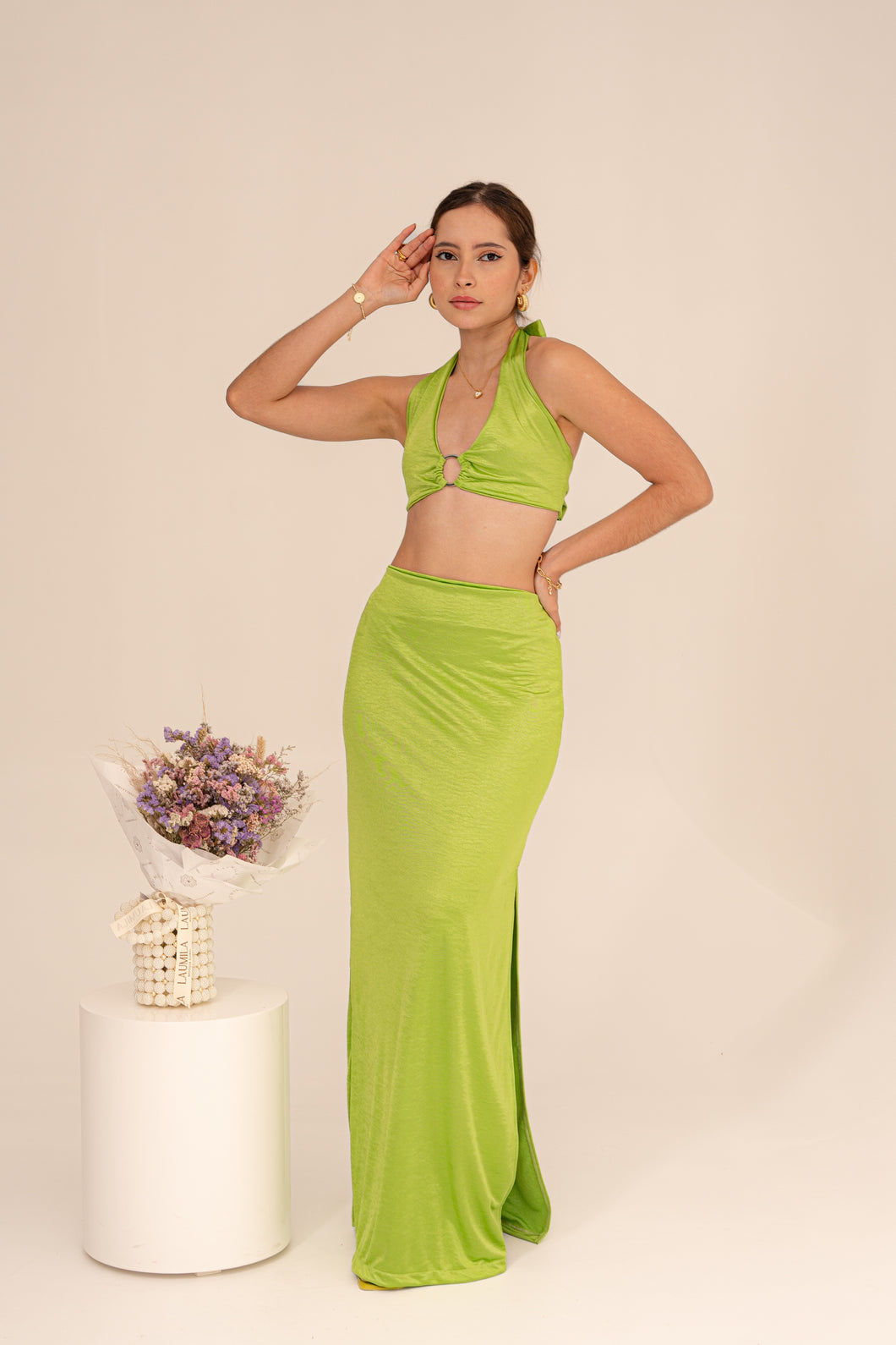 Set Candela Verde manzana