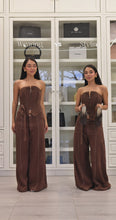 Cargar y reproducir el video en el visor de la galería, Pantalón Versalles Café
