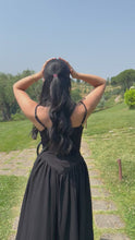 Cargar y reproducir el video en el visor de la galería, Vestido salgar negro
