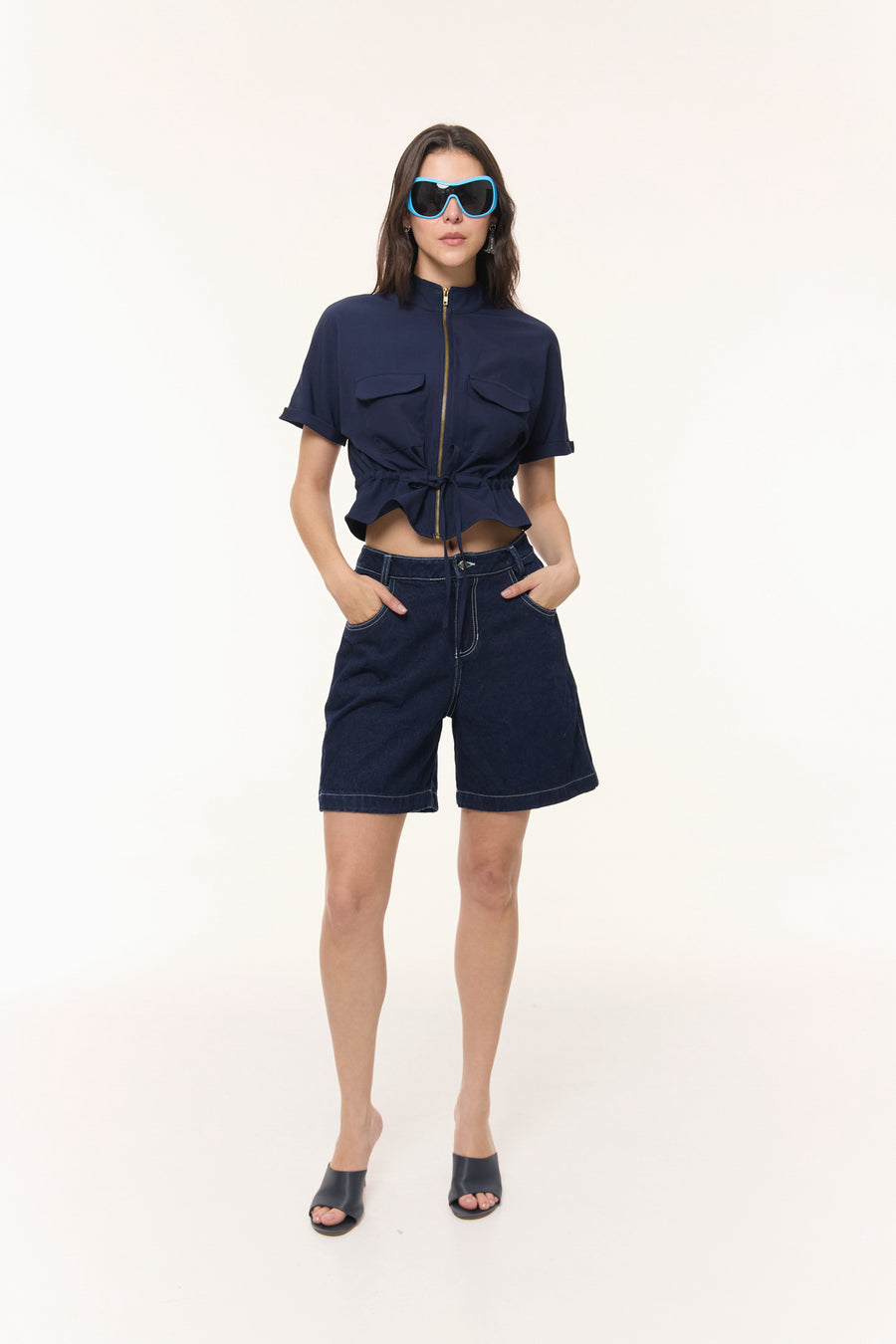 Blusa Canela Azul Navy