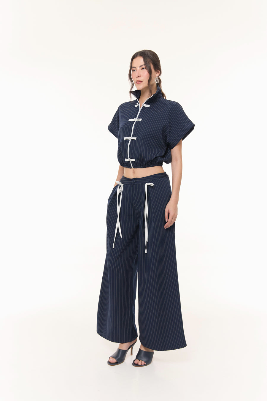 Set Brooklyn Azul Rayas