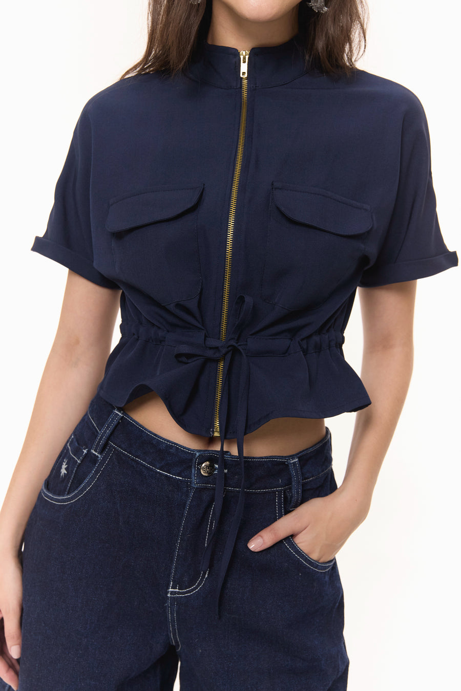 Blusa Canela Azul Navy