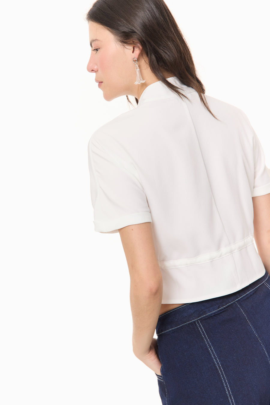 Blusa Canela Blanca