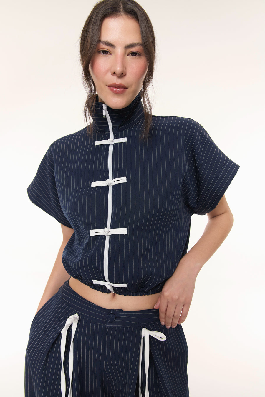 Set Brooklyn Azul Rayas