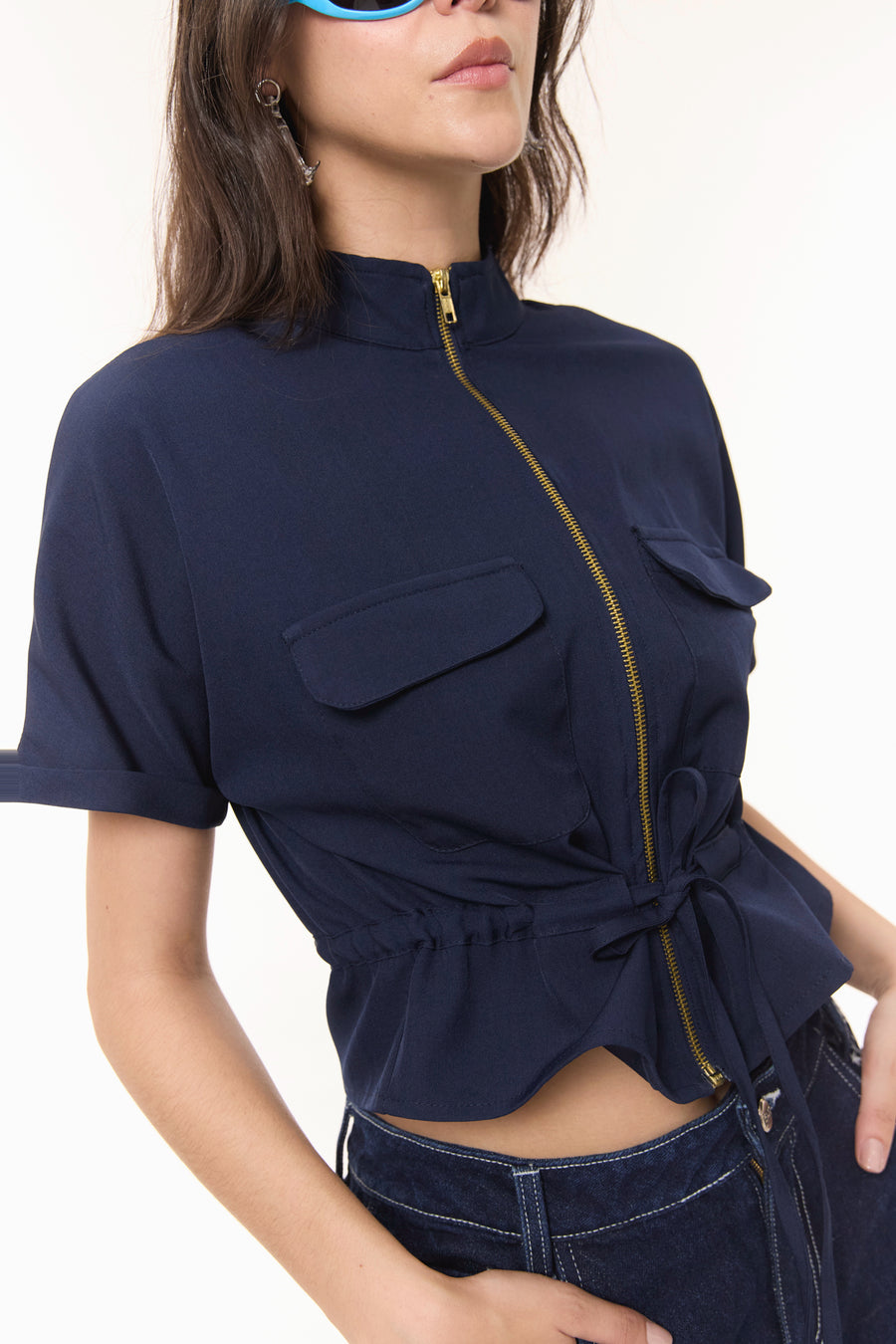 Blusa Canela Azul Navy