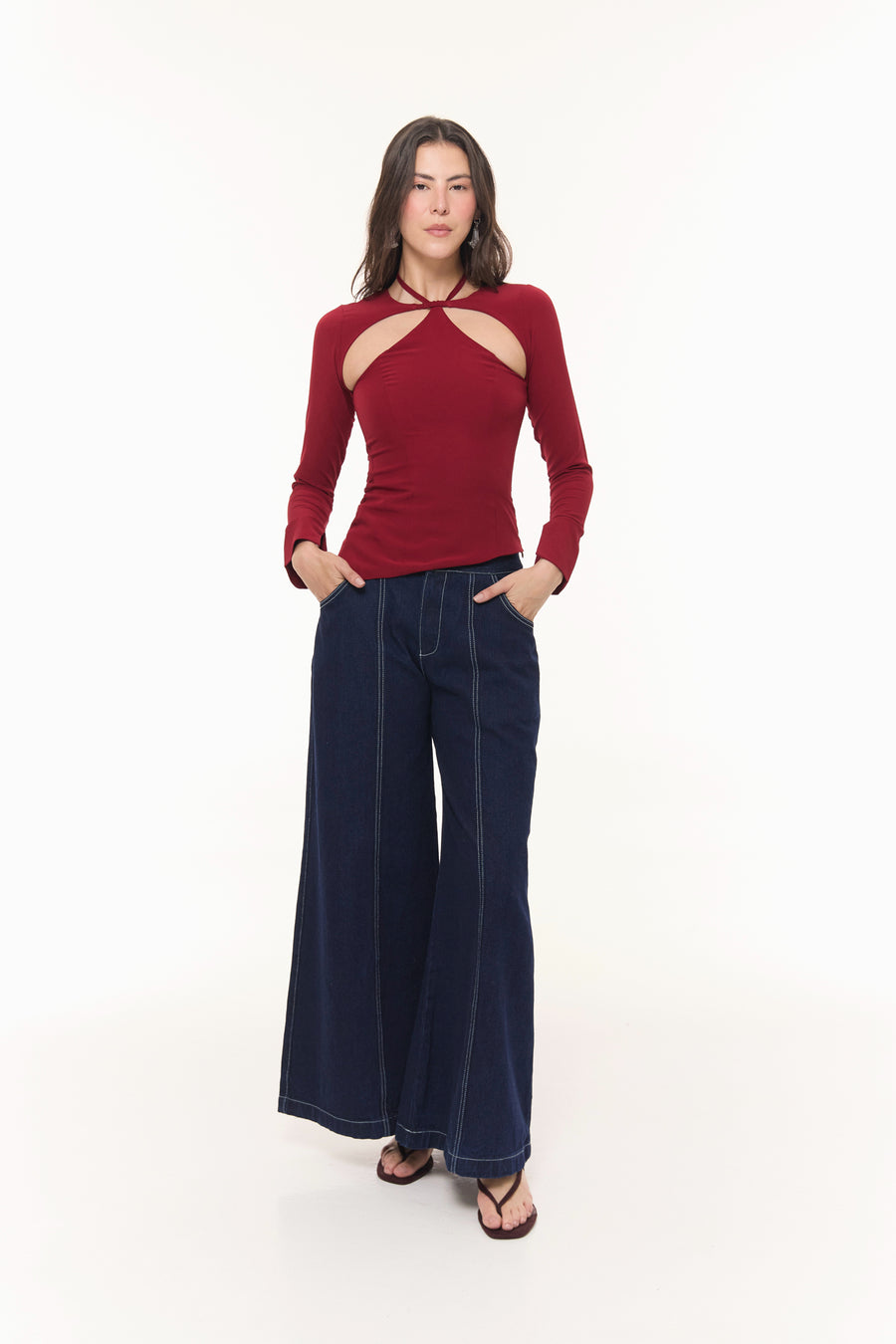 Blusa Tango Vinotinto
