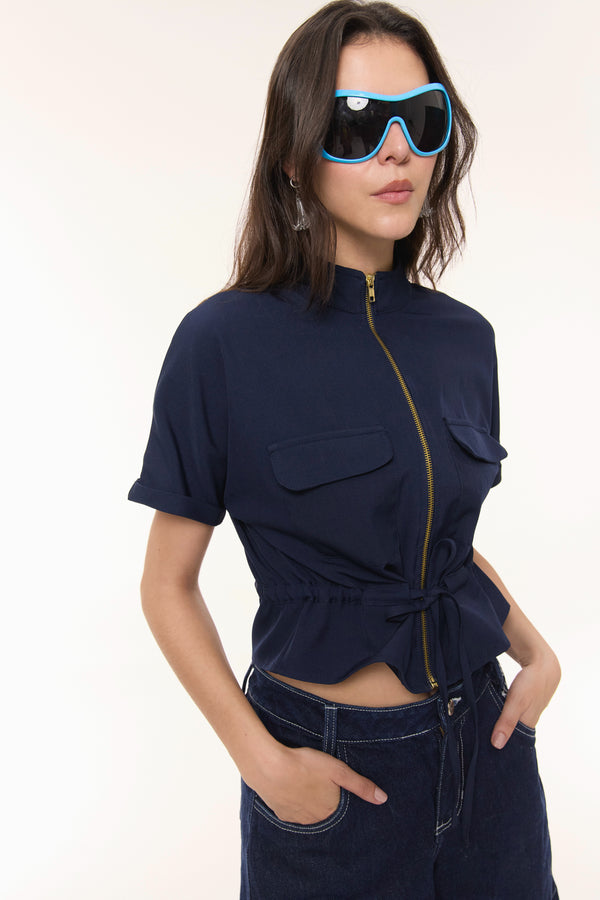 Blusa Canela Azul Navy
