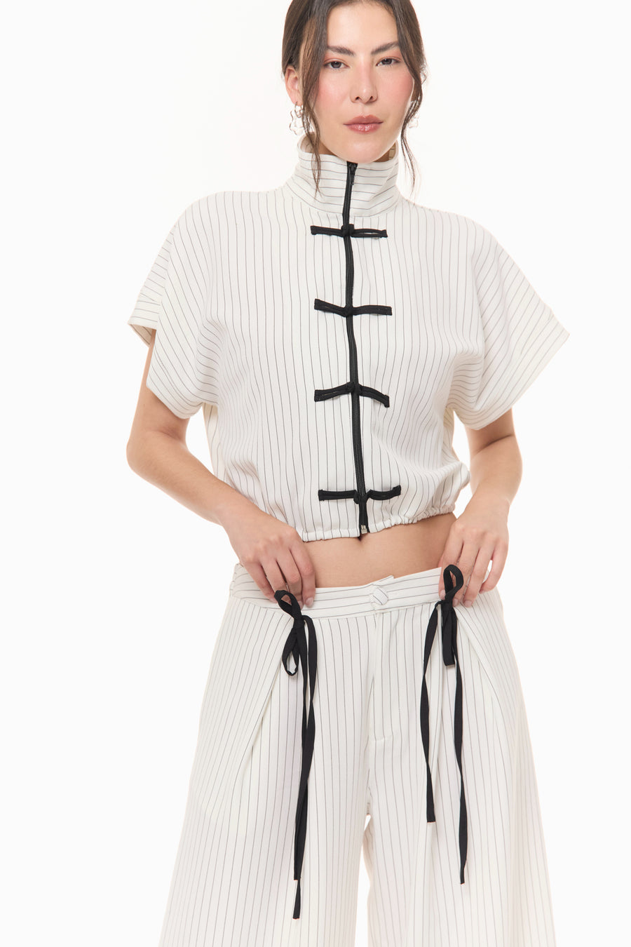 Set Brooklyn Blanco Rayas